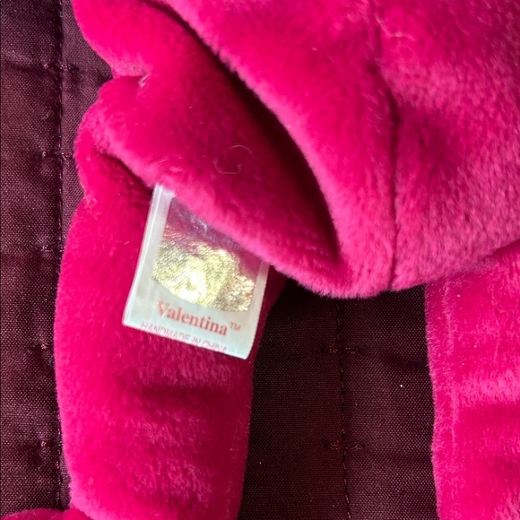 Ty Pink Bear Plush with Heart Accent! Valentina! - Picture 6 of 6